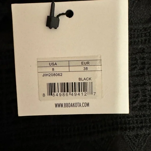 Black mini dress - halter - Jack by BB Dakota size 8 - Picture 7 of 9